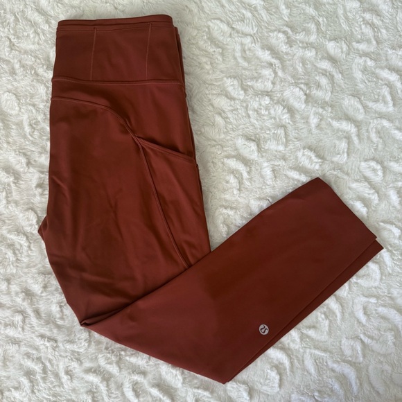 lululemon athletica Pants - Lululemon Fast High-Rise Dark Terracotta Leggings